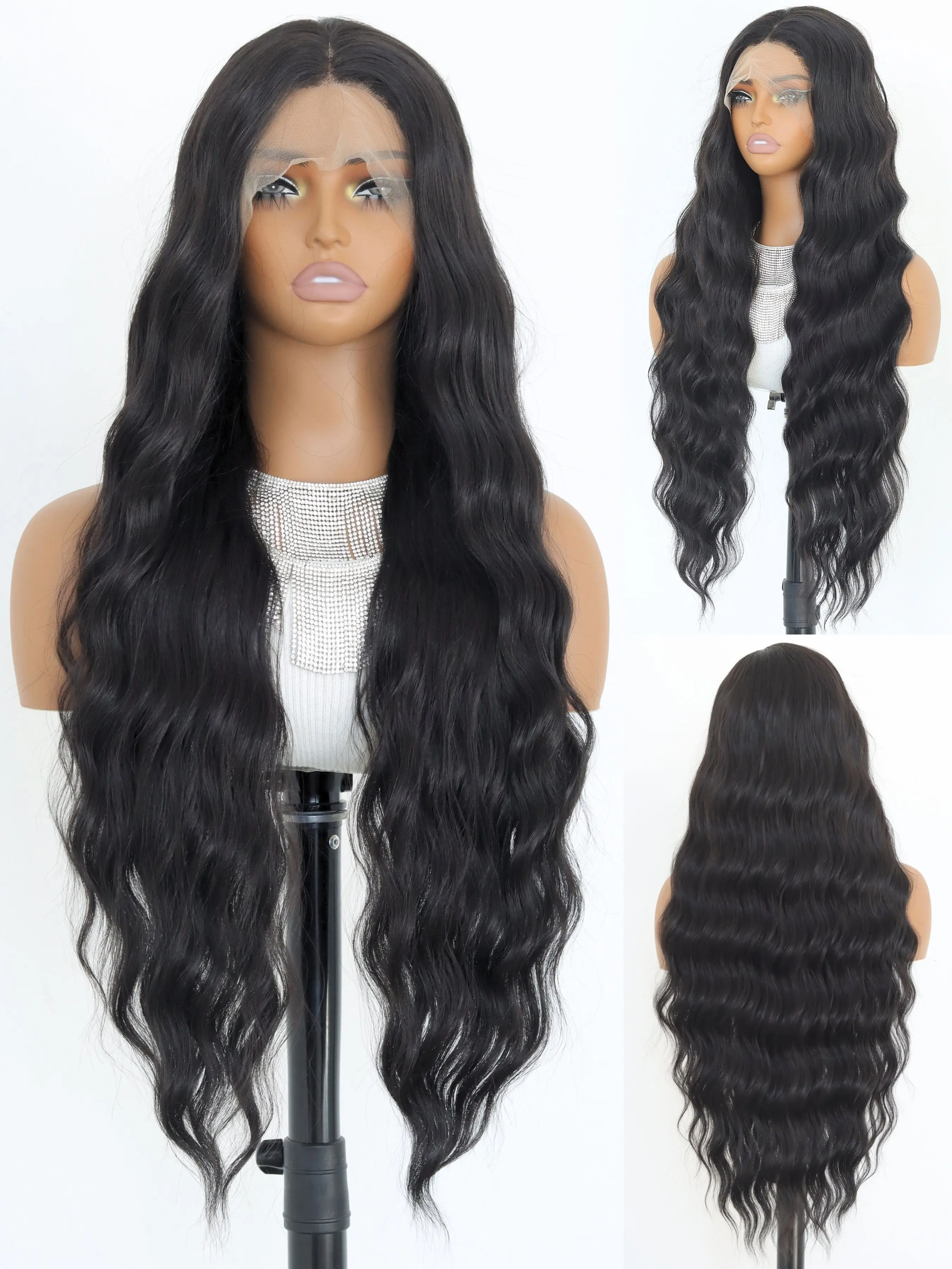 Thumbnail 2 - #41 Heat Resistant Synthetic Lace Wigs Comparison Guide