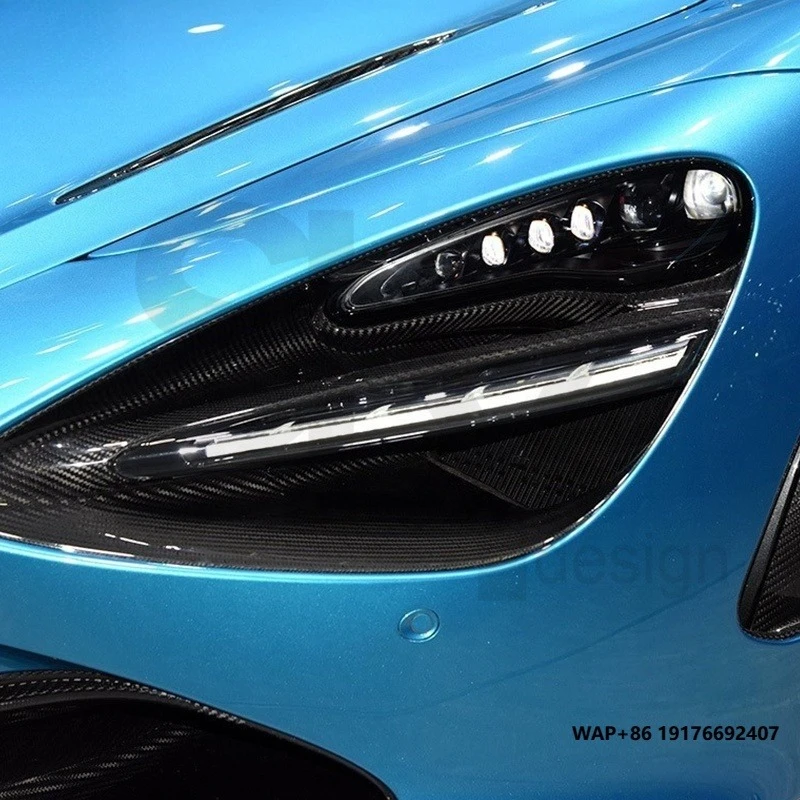 

OEM Car Headlights Shade for ’McLaren 720s Spyder Headlight Frame in Forged Dry Carbon Fiber Lampshade