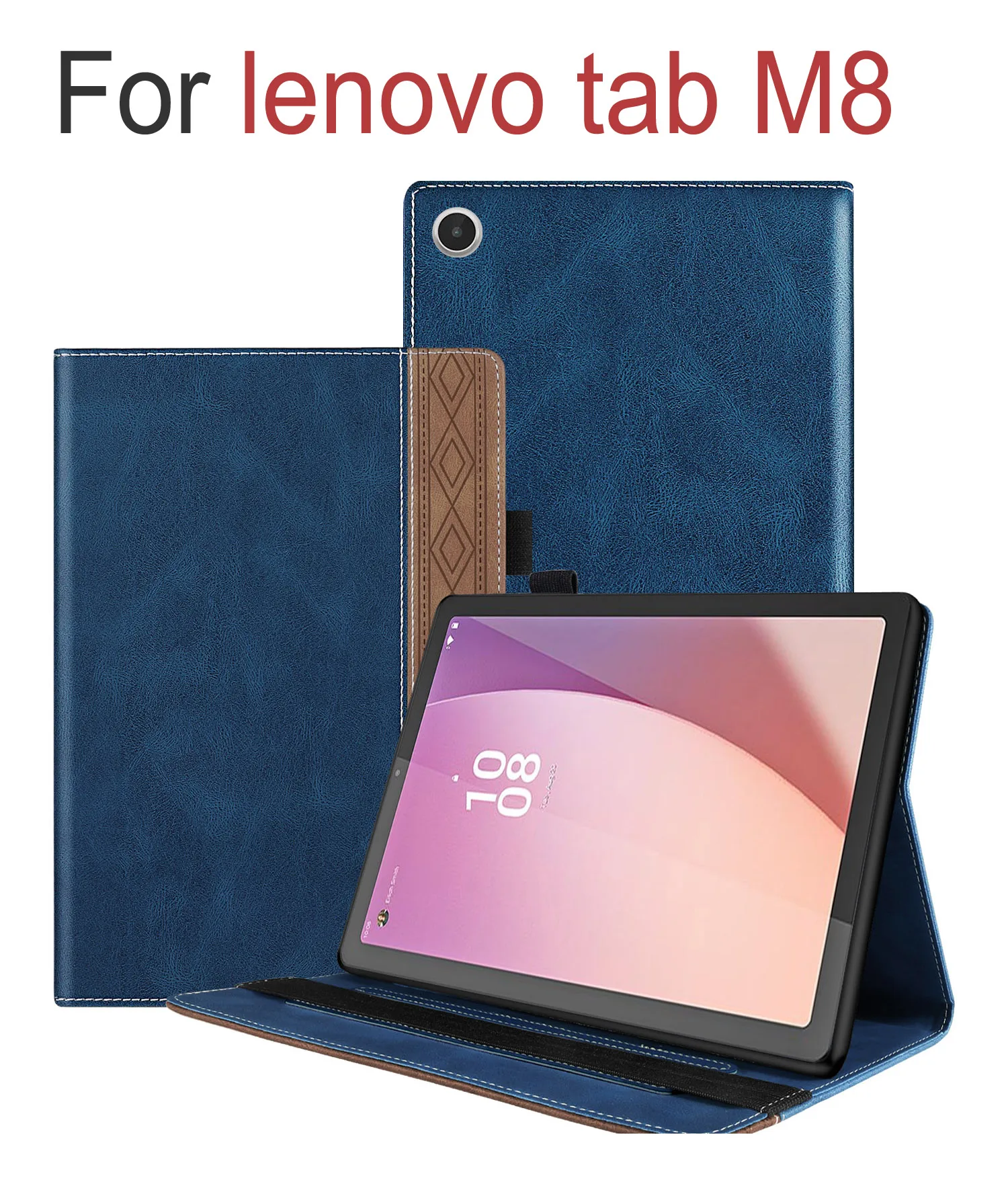 Business case For Lenovo Tab M8 4th TB-300FU M8 HD TB-8505F TB-8705F PU Leather Back TPU cover For Lenovo Tab M8 3th TB-8506F