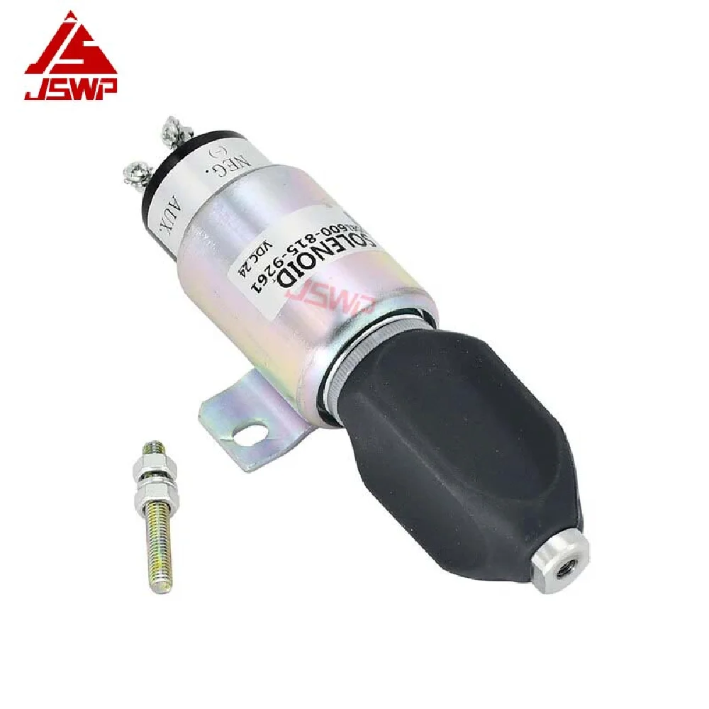 

JSWP 600-815-9260 600-815-9261 Fuel Shut Off Solenoid Valve 24V for Komatsu Excavator PC138USLC WA100M WA100 WA150