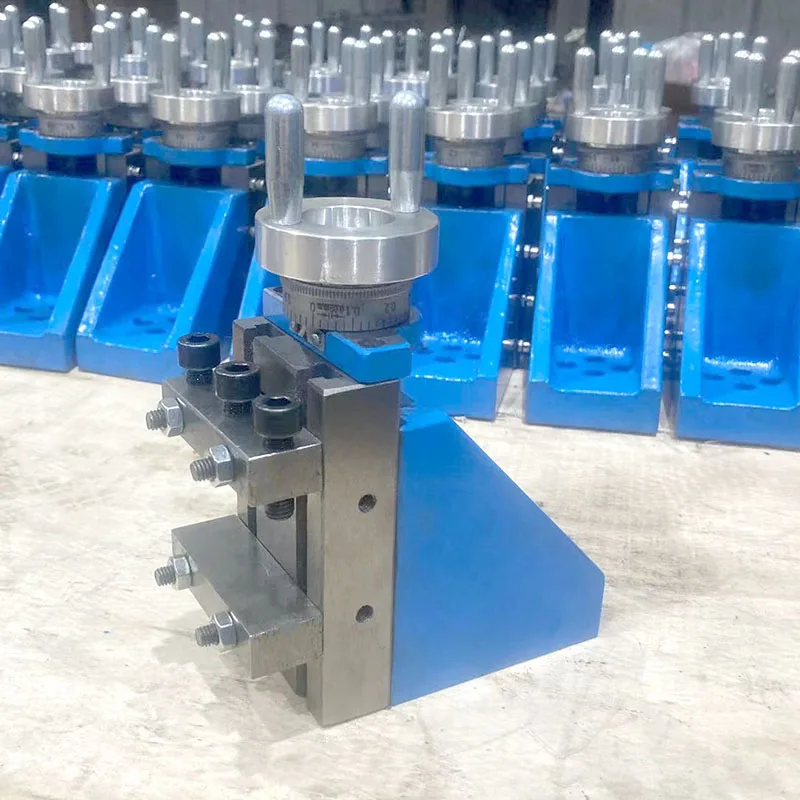 Using Milling Cutter to Clamp Small Lathe Vertical Tool Holder 180 Lift Tool Holder Quick Change Vertical Inner Hole Sleeve Tool
