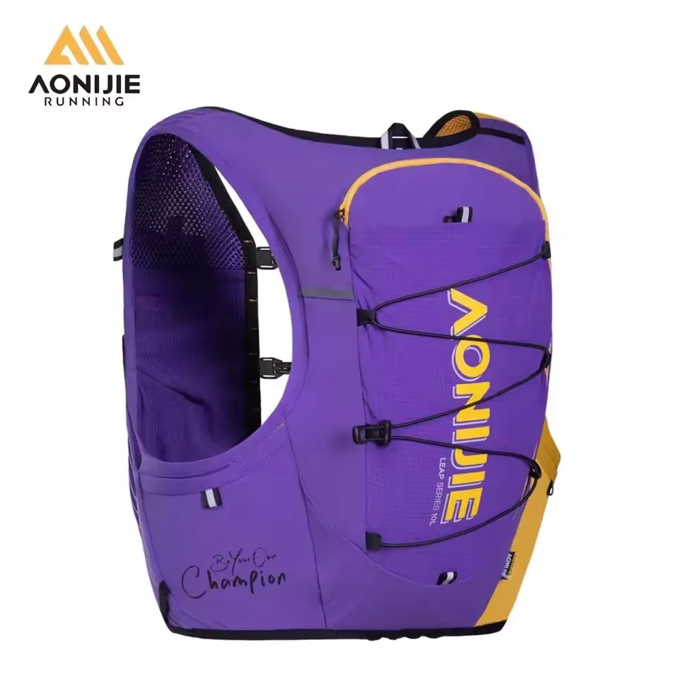 AONIJIE 10L Trail Running Hydration Vest Backpack Sports Bag Lightweight Professional Climbing Cycling Marathon Backpack C9116