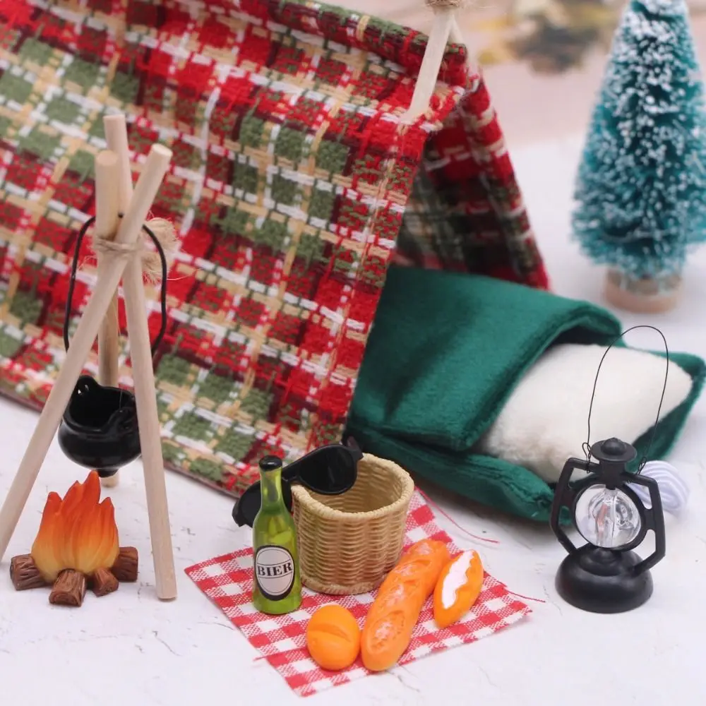 

Mini Elf Doll Hammock Swing Tent Colorful High-Quality Simulation Telescope Christmas Decorations Children's Gift Toy for OB11