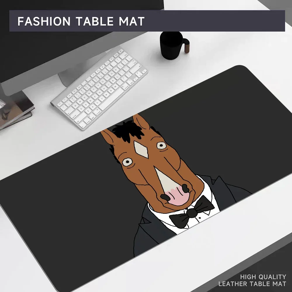 B-BoJack Horseman Mousepad Com Lockedge, Grande Mouse Pad, Esteira De Mesa Do Computador Do Escritório, Teclado De Mesa, Almofada Do Laptop, 80x30cm, XL