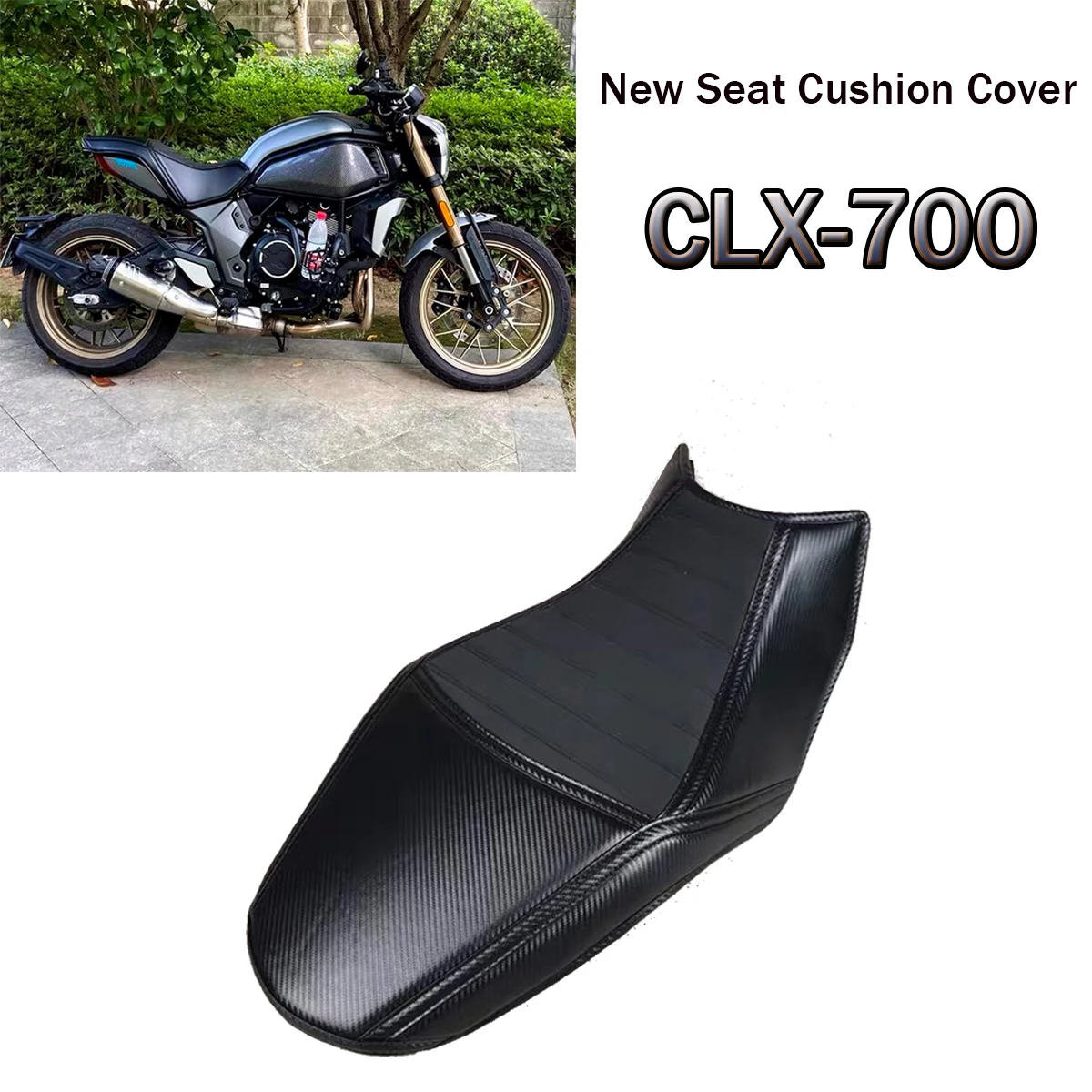 

New beautiful Custom Cushion Soft Seat Cover Thickening and softening non-slip For CFMOTO 700CL-X 700CLX CLX700 CF700 clx 700