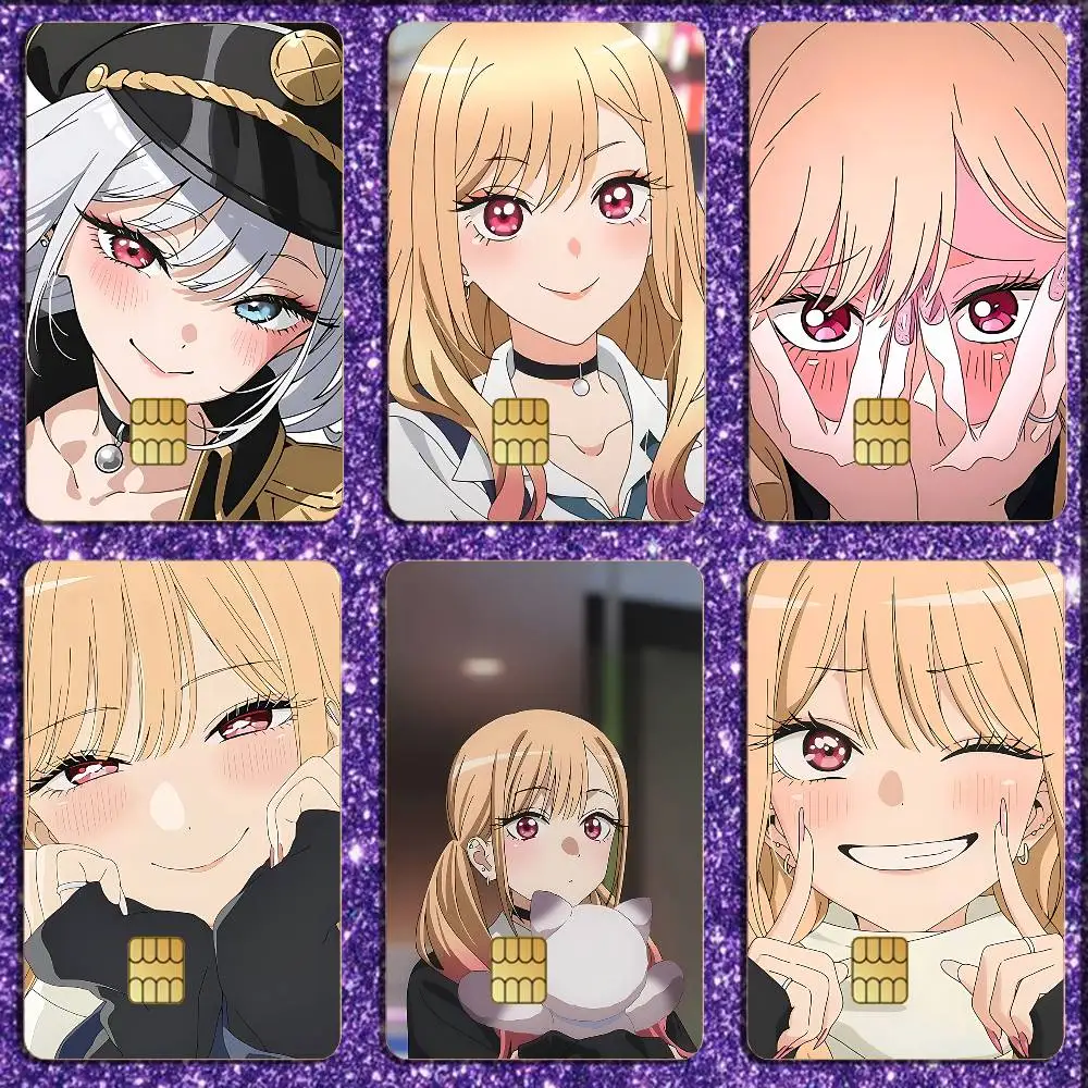 

Marin Kitagawa Card Sticker Diy Decorate Exquisite Bank Card Decals Patch Documents Birthday Gift