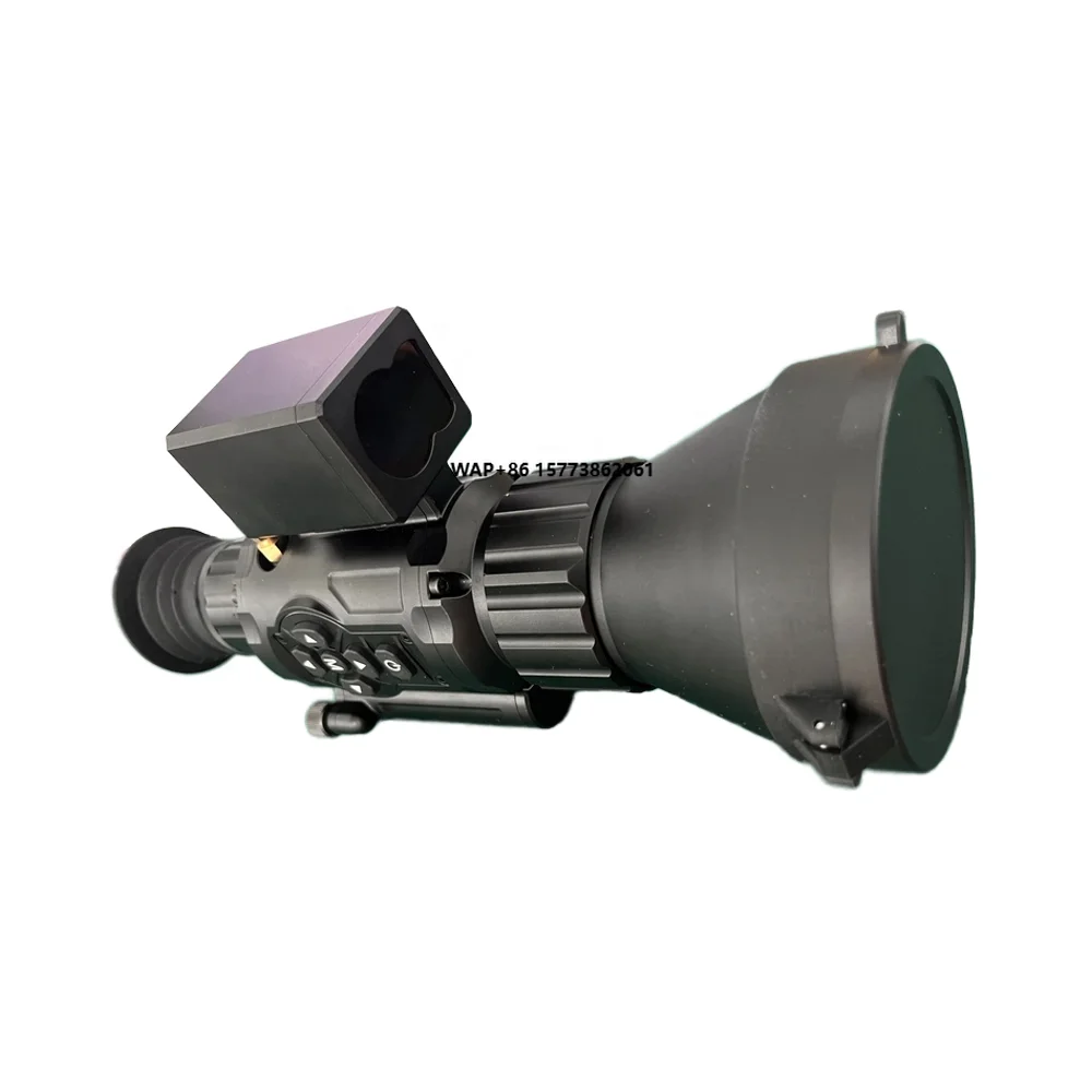 Automatic Trajectory Night Vision Hunting Cmera 2.8KM Lser Range WIFI Connectivity 640x512 Resolution 50Hz Capturing