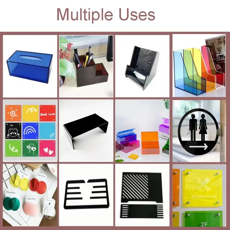 Thickness 2.8mm  Color Acrylic Perspex  board Tinted Sheets/ perspex plate Clear acrylic Sheet.