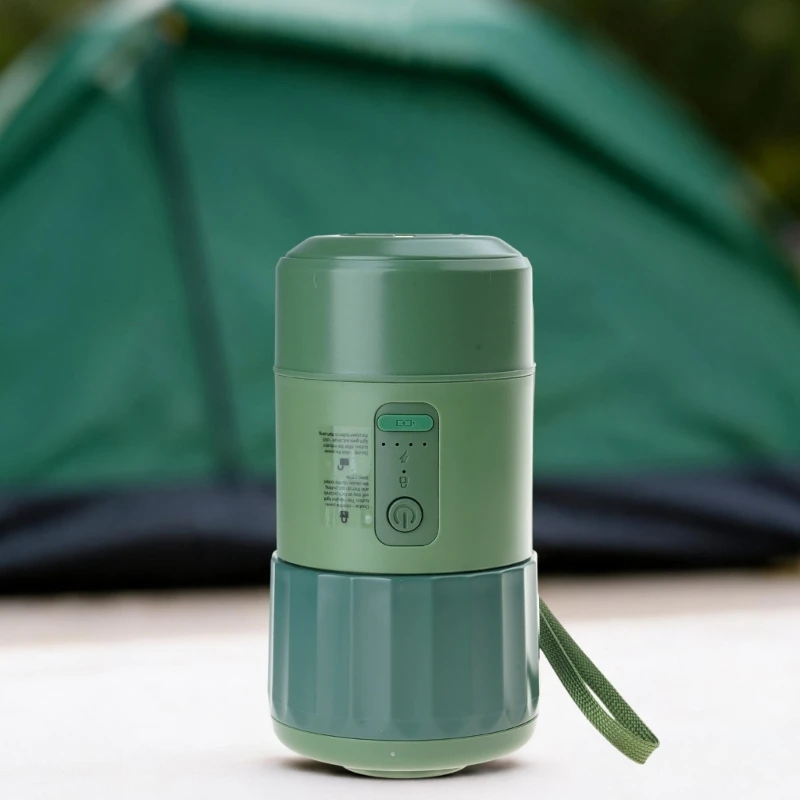 J0MA Tent Inflator with Light Panel and Hold Support for Outdoor Camping