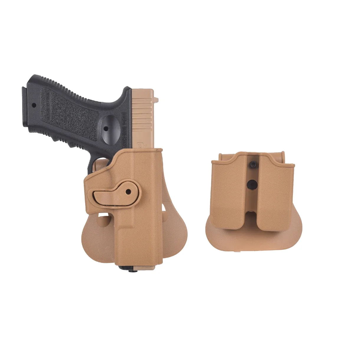 Funda táctica para Pistola Colt 1911 Berett M92 Glock 17 19 IMI, cinturón, Clip para Airsoft, accesorios para arma de caza