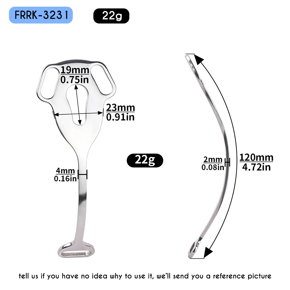 FRRK Feminizer Flying Tapered Chastity Belt for Male to Female Transformation Wish Man Flat Metal Cock Cage Device BDSM Sex Suit