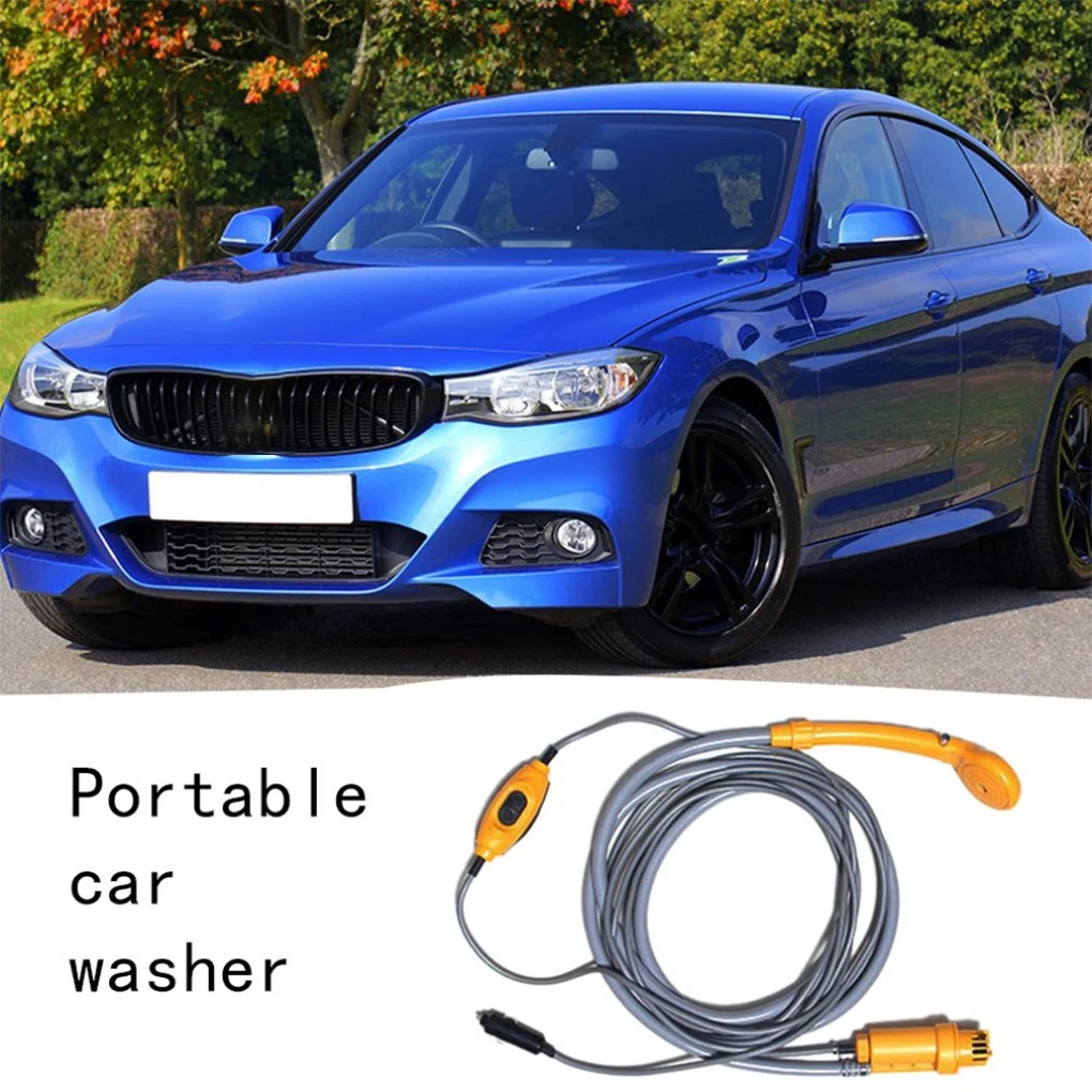 Car Shower Tools DC Bath Kit Outdoors Rechargeable Head Water Bucket