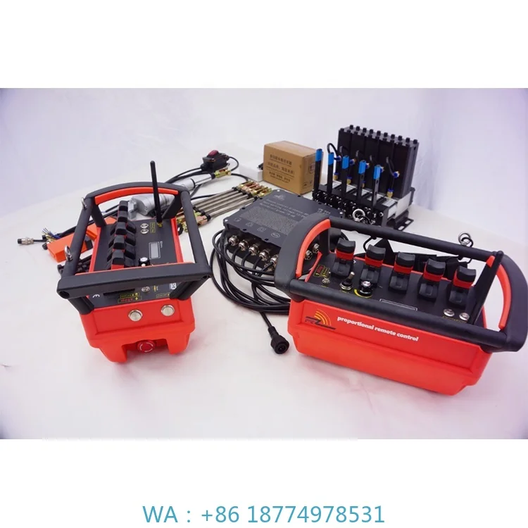 

12V 24V Industrial Crane Joystick Radio Remote Control Professional Customization