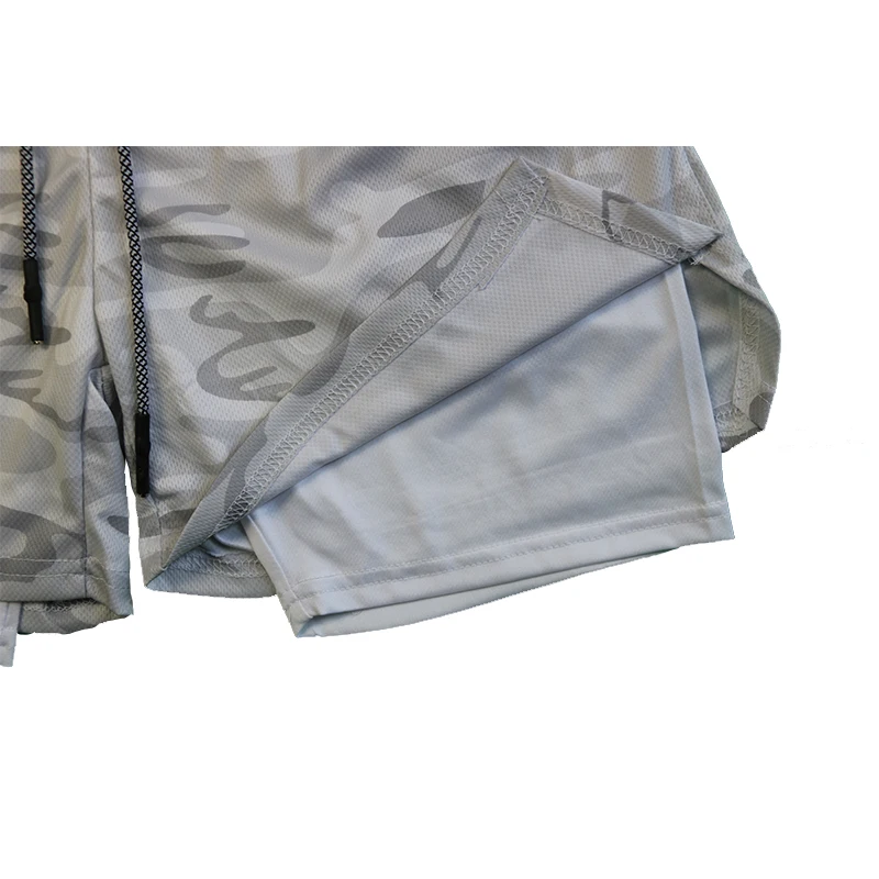 Herren-Performance-Shorts, einfarbig, 2-in-1-Gymnastik-Shorts, Kompression, dehnbar, Sport-Shorts, schnell trocknend, Fitness, Workout, Sommer – Detail 19