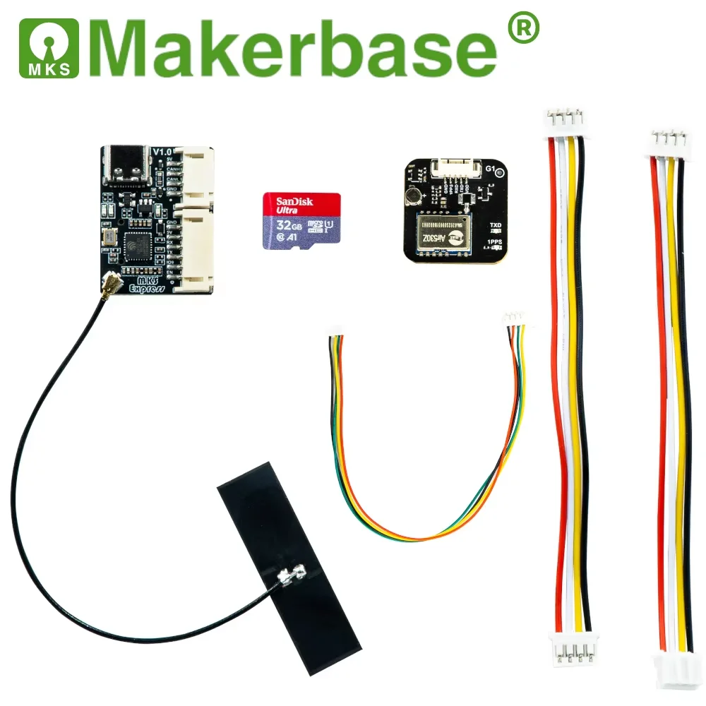 

Makerbase VESC EXPRESS supports WIFI+Bluetooth SD card logging ESP32 module GPS positioning