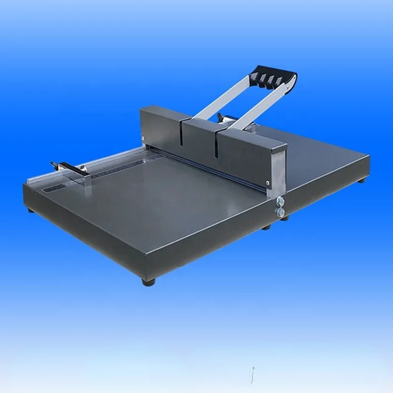 New Manual Paper Creasing and Folding Machine for Binding Greeting Cards Booklets Photo Papers Post-Press Equipment Labor Saving