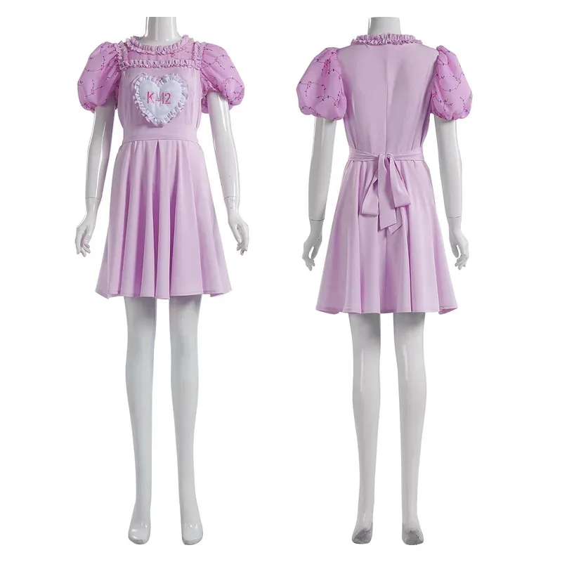 Women's K-12 Crybaby Angelita Cosplay K12 Uniform Pink Purple Dress Sweet Girls Melanie Martinez Outfits Halloween Costume