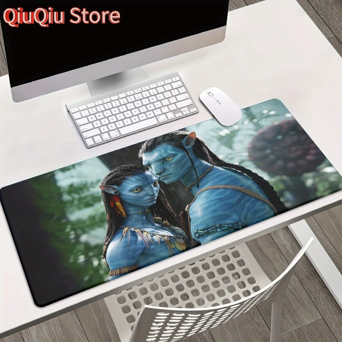 

1 шт. Коврик для стола с принтом HD «Аватар, Джейк Салли и Нейтири», многофункциональный коврик для мыши XXL, коврики для игровой мыши с клавиатурой, Office Co