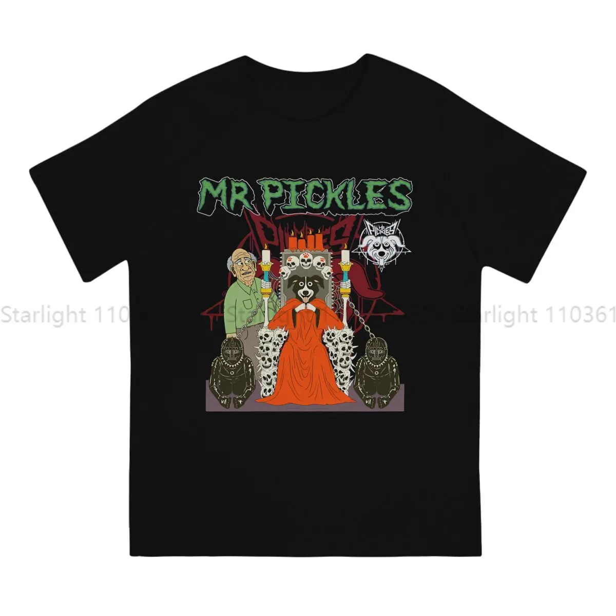 Ghost Men TShirt Mr Pickles Crewneck Tops T Shirt Funny Birthday Gifts