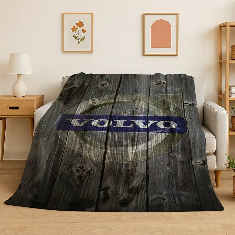 V-Volvo Truck Fashion Soft Plush Blanket,Flannel Throw Blanket for Living Room Bedroom Bed Sofa Cover Picnic Office Man Gift
