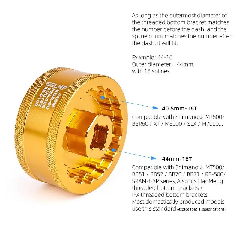 

ESLNF 5 In 1 Bottom Bracket BBR60 BBR9100 FSA386 Installation Removal Wrench For MTB Road Bike Bicycle Repair Tool