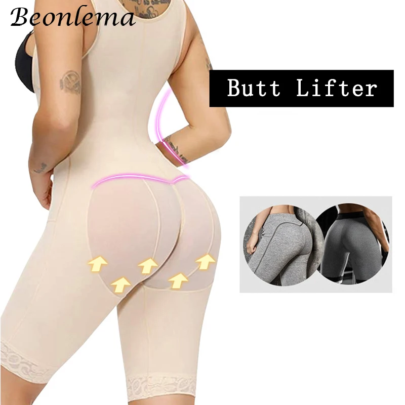 Beonlema ผู้หญิง Binders และ Shapers Body Shapewear Slimming Corset เอวเทรนเนอร์ Butt Lifter Bodysuit หลังคลอดชุดชั้นใน