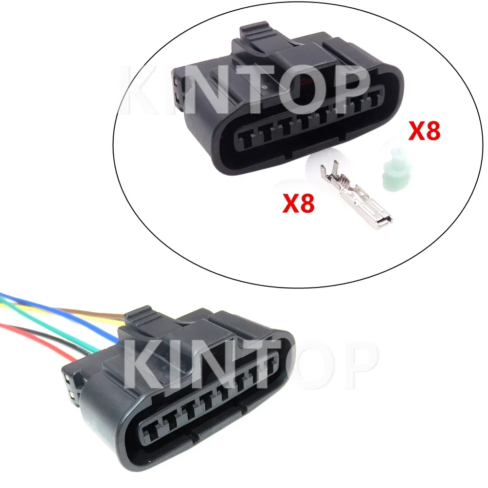 

1 Set 8 Pins MG640549-5 MG630552-7 7223-7886-30 AC Assembly Auto Cable Adapter Car Air Flowmeter Wire Harness Waterproof Socket