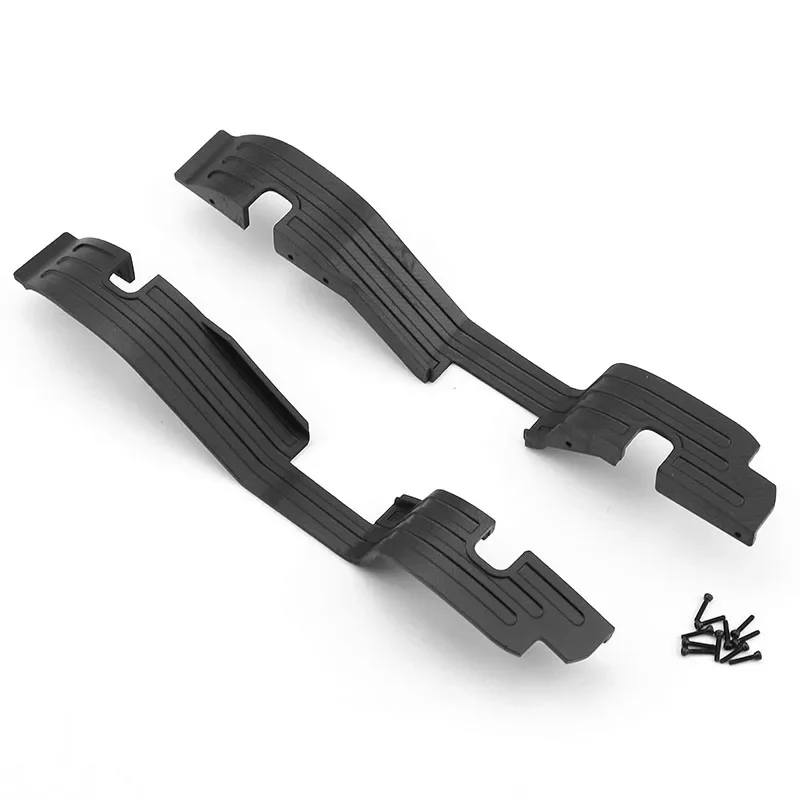 2 pièces SCX24 Simulation résine 3D imprimé garde-boue bricolage accessoires pour 1/24 RC voiture sur chenilles SCX24 Lexus GX470 4X4 roche chenille