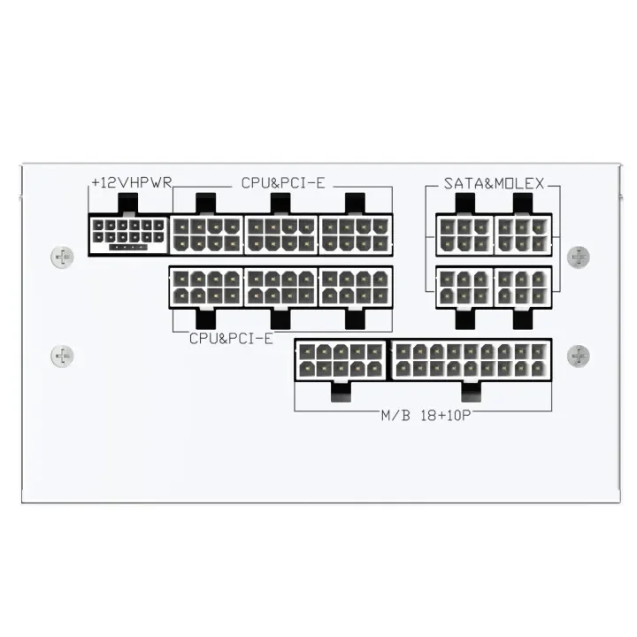 الميدالية الذهبية وحدة كاملة، مصدر طاقة الكمبيوتر أبيض نقي #3