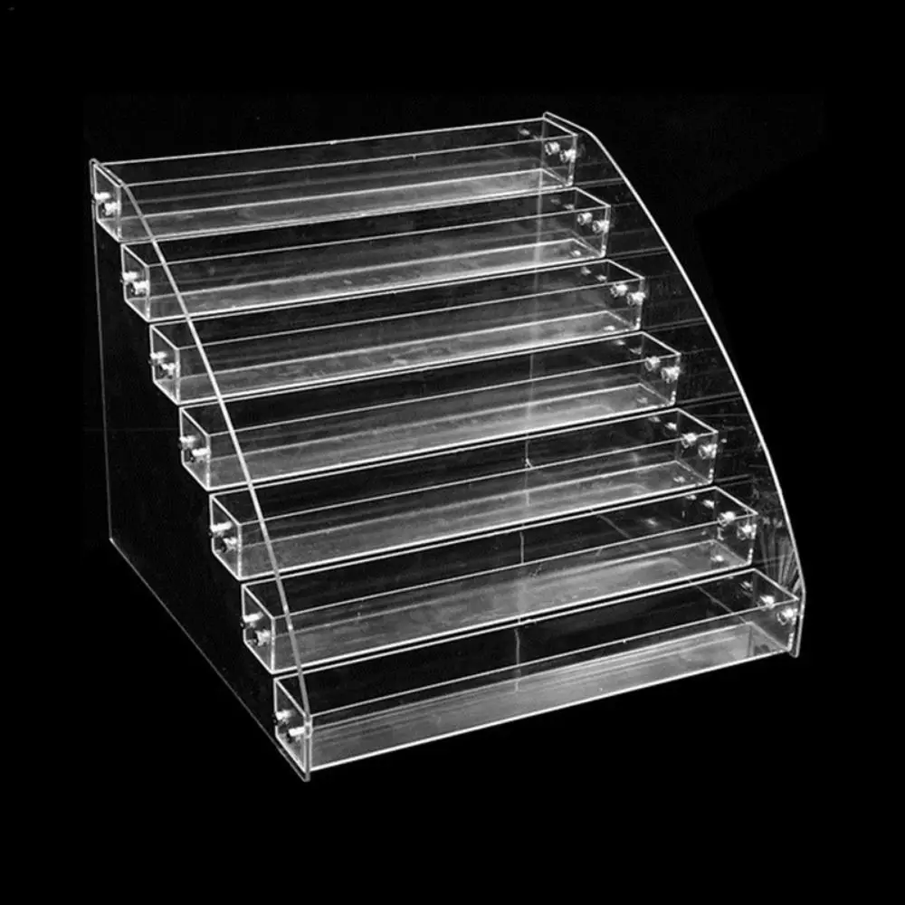 

3/4/5/6/7 Layers Nail Polish Display Stand Clear Acrylic Collection Display Rack Multi-layer Multifunction