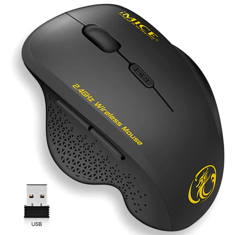 2.4G Wireless Mouse Computer Mouse Ergonomic Mouse Gaming 1600 DPI USB Optical Mause Gamer Pc Mice Wirelesss For Computer Laptop