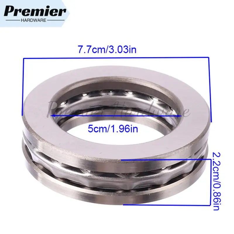 Rolamento rígido de esferas com design exclusivo Venda quente 51210 Rolamento sem vergalhão Série Rolamento de esferas de impulso