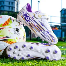 

Футбольные бутсы 2026 для мужчин и детей, новые кожаные высокие кроссовки для тренировок, спортивная обувь