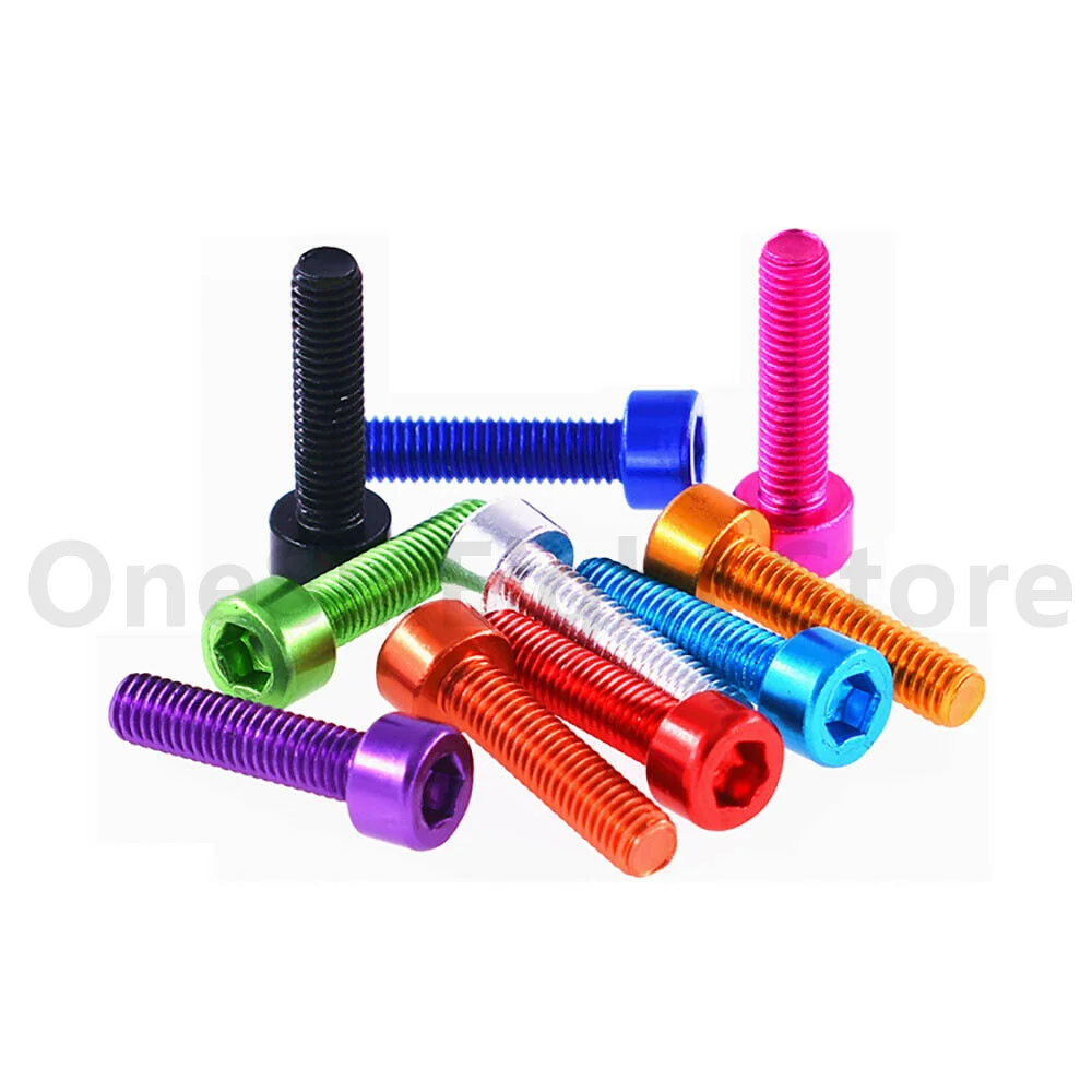 Alloy Hex M3 x 14-16mm Bolts for Cycle Anodised Bike Water Bottle Cage Screw