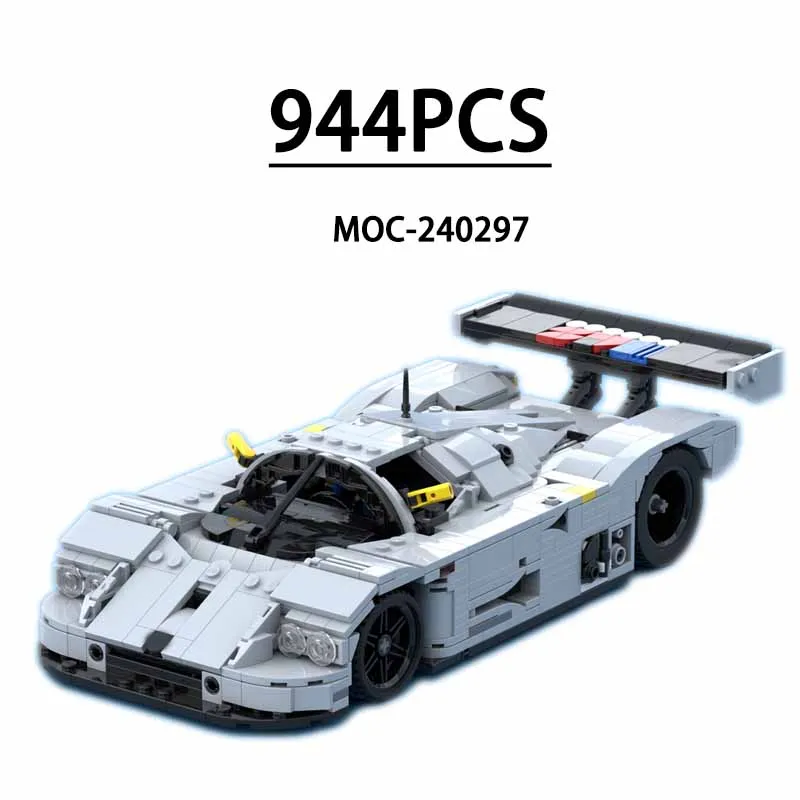

New MOC-240297 Racing Car 037 Supercar, 944-piece Building Blocks, Boys' Birthday Gift, Children's Christmas Toy