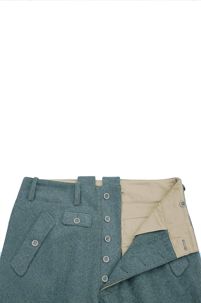 Pantalon de Police allemande M44, en laine, WWII, GUWJ-011