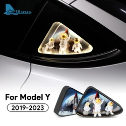 High Quality Car Rear Window Triangle Trim Light for Tesla Model 3 Model Y 2020 2021 2022 2023 Highland 2024 Lamp Accessories