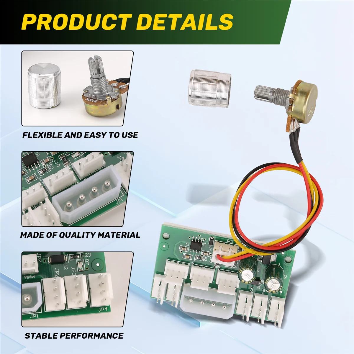 N09R DC 12V 8 Miner Fan Speed PWM Controller 8-Channel Hub High-Power Violent Fan Controller Speed Governor 4P Power Supply