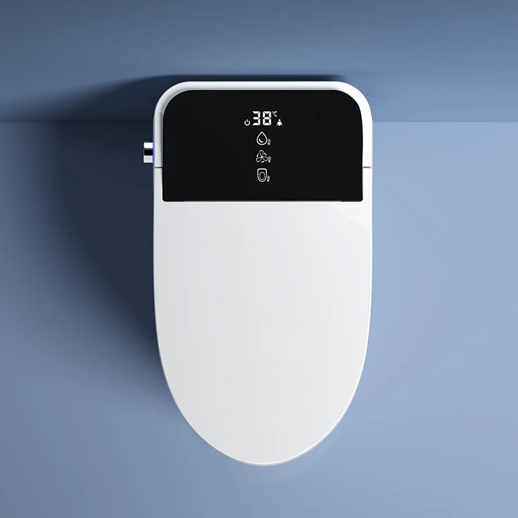 

Модная оптовая продажа, автоматическое черное умное сиденье для унитаза, интеллектуальный туалет, цена, сантехника, ванная комната, электрическая унитаз с двойным смывом