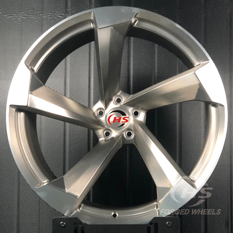 Custom 5 Spoke Car Forged Wheels Deep Concave 18 19 20 21 22Inch 5x112 for  Q5 Q7 Q8 SQ8 A4 A5 A6 A7 A8  Seat Leon