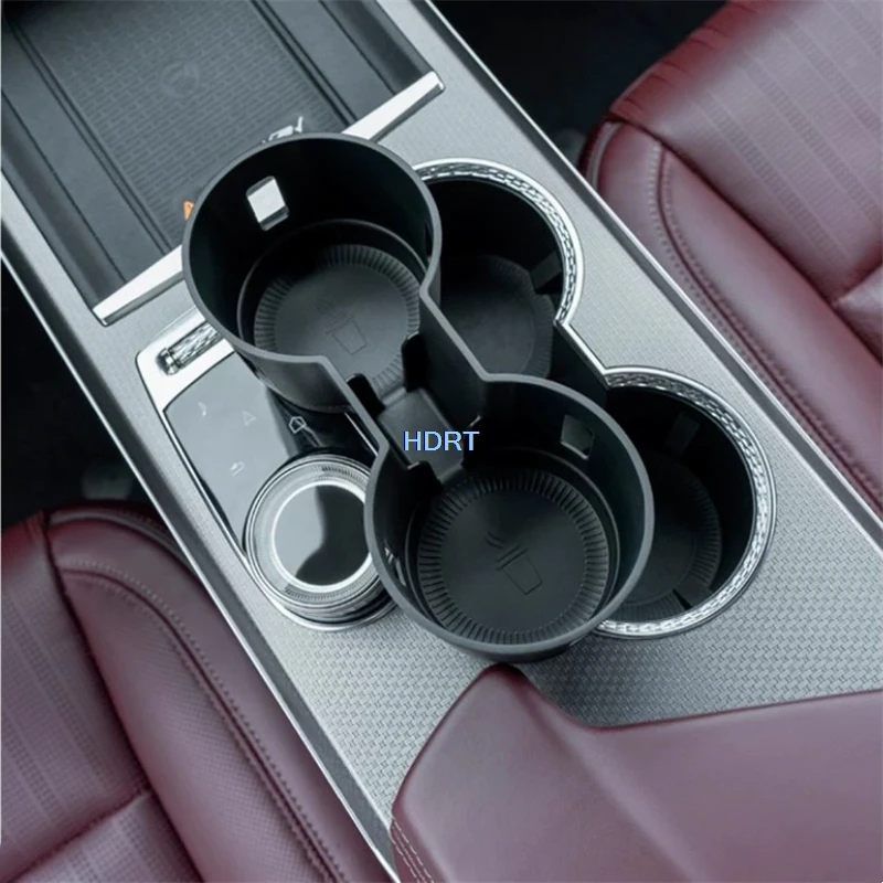 For Cadillac XT5 2025 + Car Styling Center Console Water Cup Storage Box Dust Proof Pad Container Organizer Cover Accessories