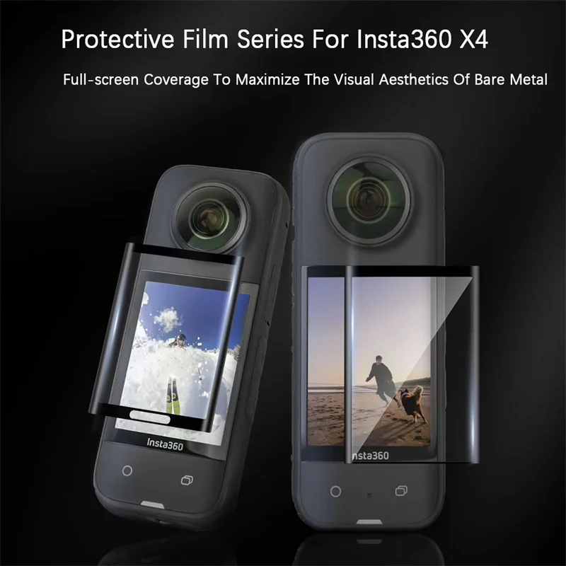 Protecteur d'écran pour Insta360, film anti-rayures, film de protection à couverture complète, pas de verre, accessoires pour Insta 360