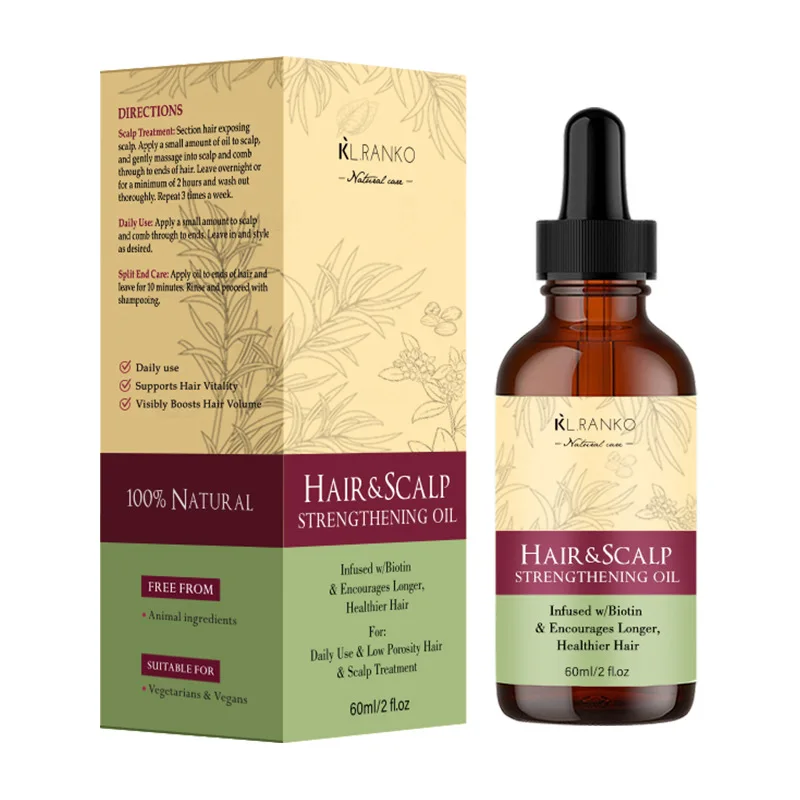 

Organic Rosemary Hair & Scalp Oil - Gentle Nourishing Treatment for Healthy Growth, Non-Irritating Formula