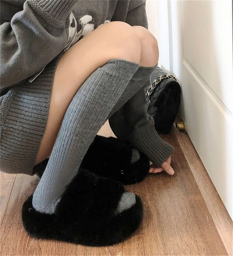 Socken für Damen, einfarbig, modisch, schlicht, im JK-College-Stil, weich, bequem, schweißabsorbierend, atmungsaktiv, Freizeitsocken – Detail 5