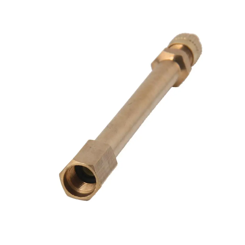Copper Valve Stem Extension Rod Brass 100mm Air Inflation Tube for Bus Truck Passenger Car Tire Repair