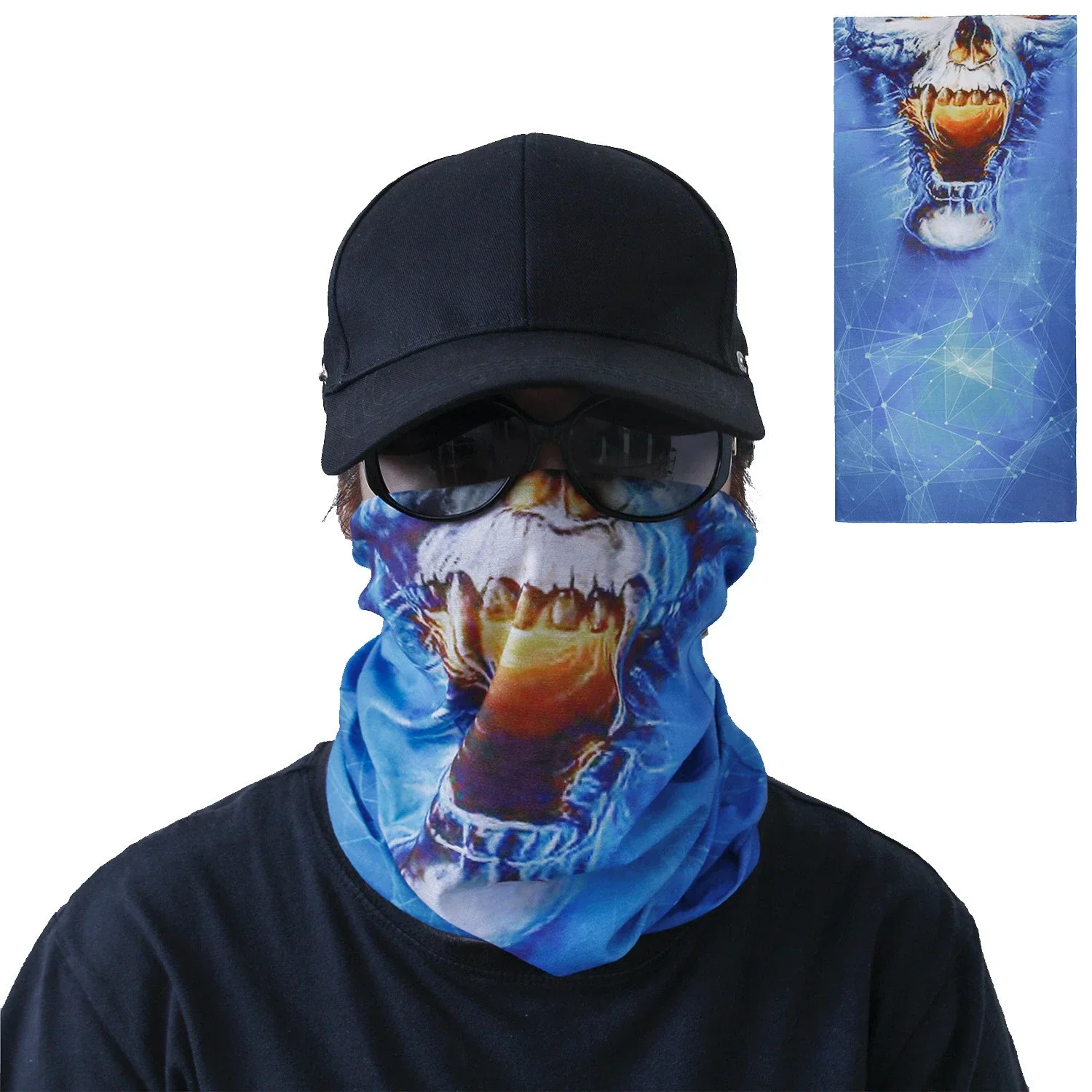 Cycling Headwear Multifunctional Outdoor Bandana Riding Fishing Sports Scarf Protective Mask Sunscreen Neck Cover Comfortable