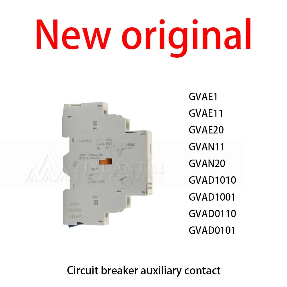 1Pcs/Lot New original GVAE1 GVAE11 GVAE20 GVAN11 GVAN20 GVAD1010 GVAD1001  GVAD0110  GVAD0101 Circuit breaker auxiliary