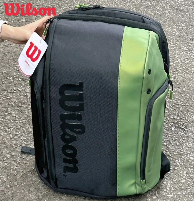 Теннисная сумка Wilson, французский открытый памятный тур, рюкзак для теннисных ракеток на 2 ракетки с отделением для нескольких хранений