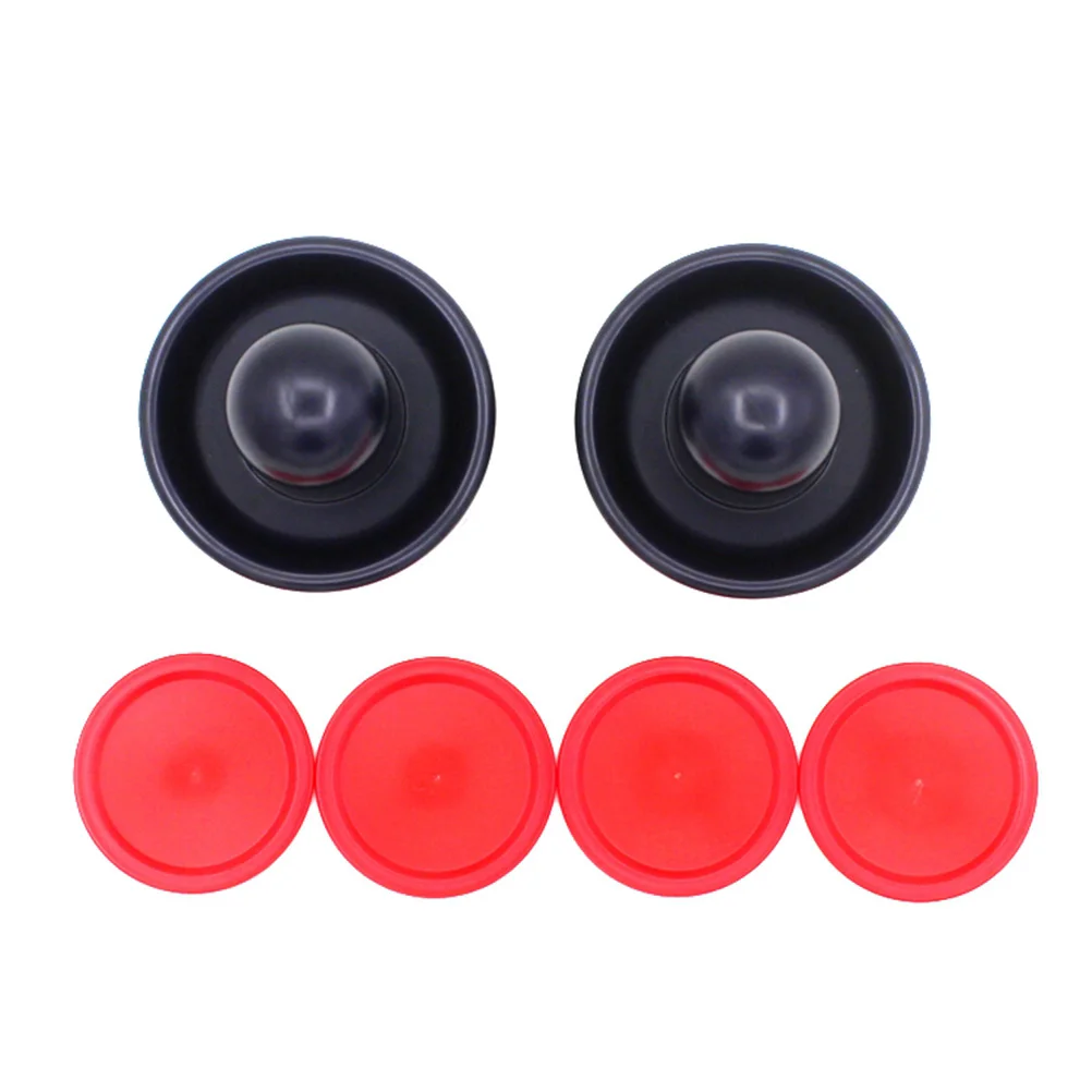 

16pcs 96Mm Air Hockey Paddles Replacement Red Dark Blue Durable Ergonomic Design For Tables Hockey Accessories Pushers Sliders