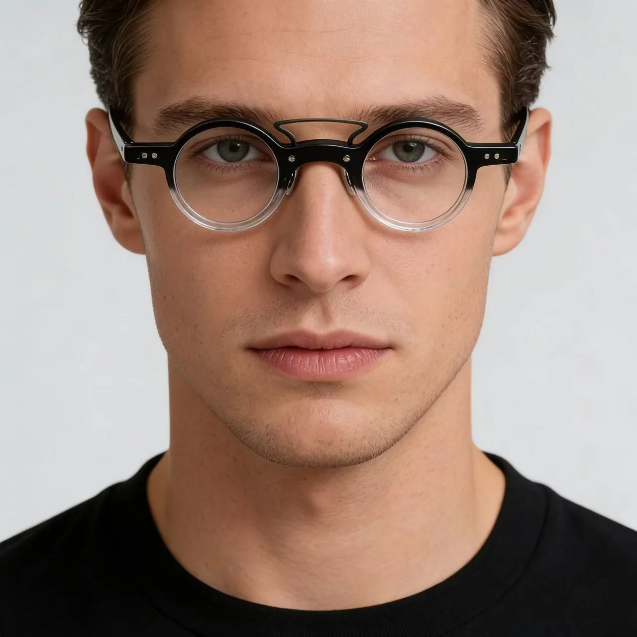 

Ретро Высококачественная маленькая круглая оправа для очков, винтажная ацетатная оправа для очков для мужчин, модные очки для мужчин и женщин